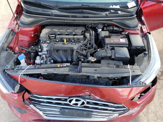 3KPC24A65LE115142 - 2020 HYUNDAI ACCENT SE RED photo 11