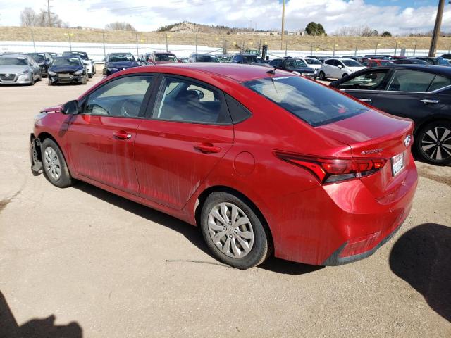 3KPC24A65LE115142 - 2020 HYUNDAI ACCENT SE RED photo 2