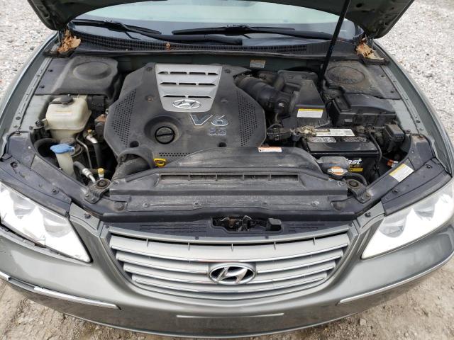 KMHFC46F47A183357 - 2007 HYUNDAI AZERA SE GRAY photo 11