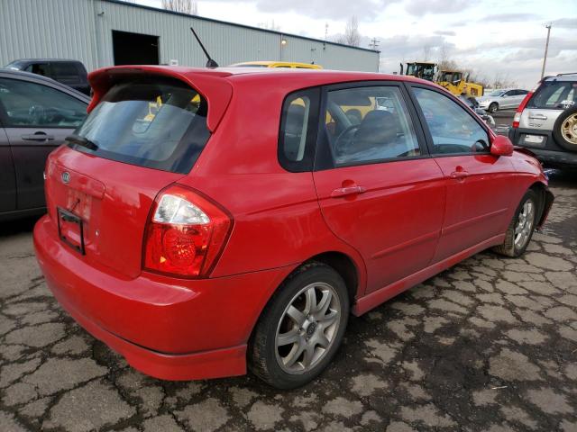 KNAFE161155114954 - 2005 KIA SPECTRA5 RED photo 3