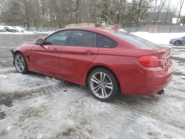 WBA4F9C59HG439838 - 2017 BMW 430XI GRAN COUPE RED photo 2