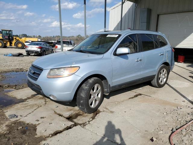 5NMSH13E38H164689 - 2008 HYUNDAI SANTA FE SE BLUE photo 1