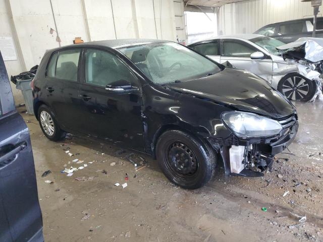 WVWDB7AJ3EW002468 - 2014 VOLKSWAGEN GOLF BLACK photo 4