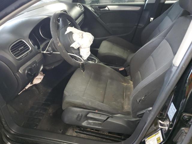 WVWDB7AJ3EW002468 - 2014 VOLKSWAGEN GOLF BLACK photo 7