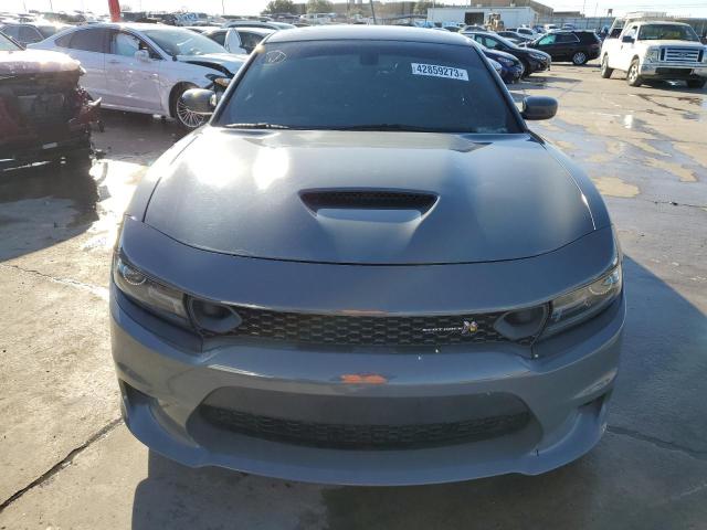 2C3CDXGJ0KH519884 - 2019 DODGE CHARGER SCAT PACK GRAY photo 5