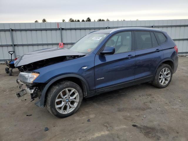 5UXWX7C5XE0K31113 - 2014 BMW X3 XDRIVE35I BLUE photo 1