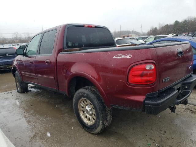 1FTRW08693KB82773 - 2003 FORD F150 SUPERCREW BURGUNDY photo 2