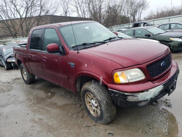 1FTRW08693KB82773 - 2003 FORD F150 SUPERCREW BURGUNDY photo 4