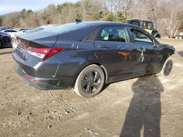 5NPLM4AG4MH031152 - 2021 HYUNDAI ELANTRA SEL GRAY photo 3