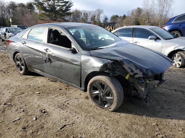 5NPLM4AG4MH031152 - 2021 HYUNDAI ELANTRA SEL GRAY photo 4