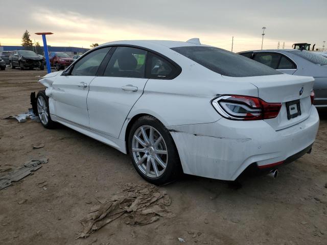 WBA4J5C59JBF20173 - 2018 BMW 440I GRAN COUPE WHITE photo 2