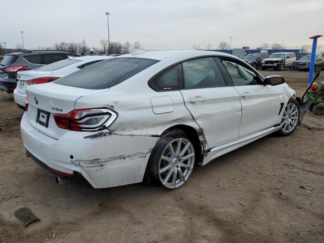 WBA4J5C59JBF20173 - 2018 BMW 440I GRAN COUPE WHITE photo 3