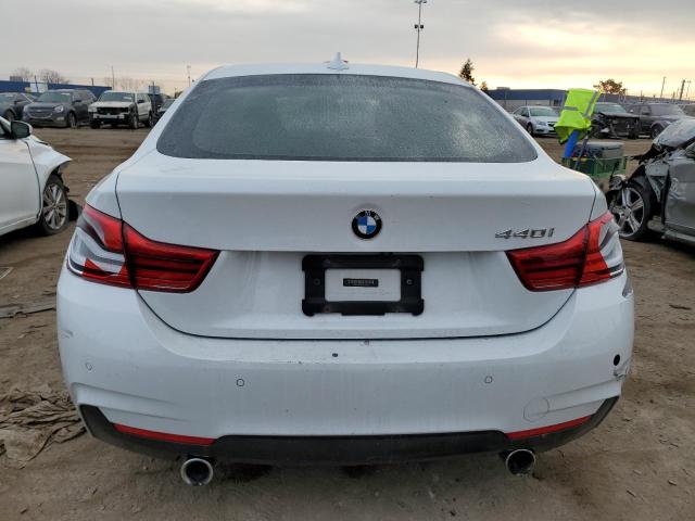 WBA4J5C59JBF20173 - 2018 BMW 440I GRAN COUPE WHITE photo 6