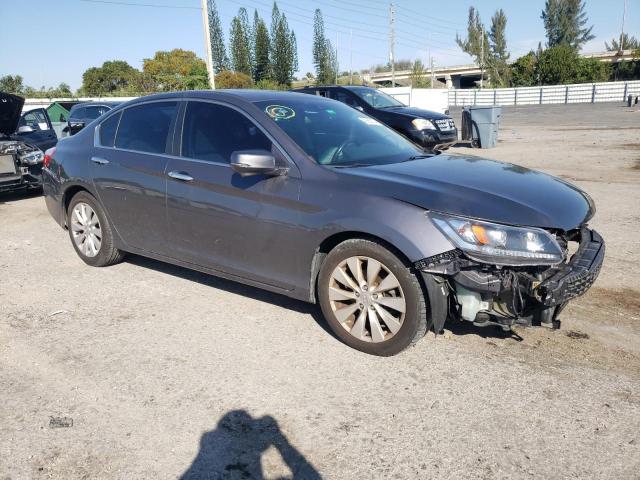 1HGCR2F83EA045125 - 2014 HONDA ACCORD EXL GRAY photo 4