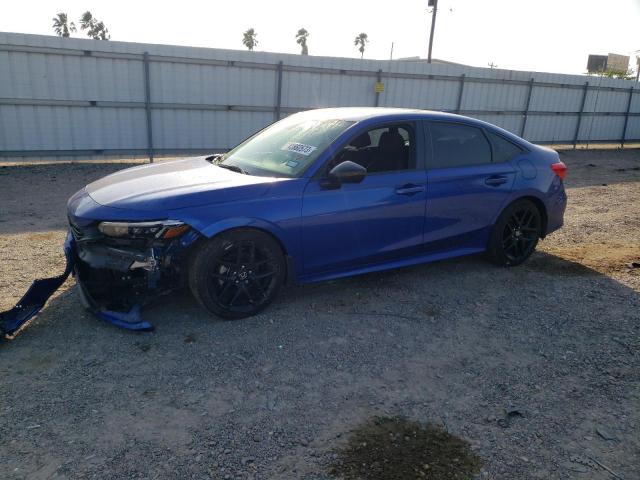 2HGFE2F5XNH561868 - 2022 HONDA CIVIC SPORT 蓝色 照片 1