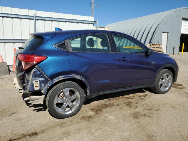 3CZRU6H37HG703884 - 2017 HONDA HR-V LX BLUE photo 3