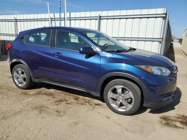 3CZRU6H37HG703884 - 2017 HONDA HR-V LX BLUE photo 4