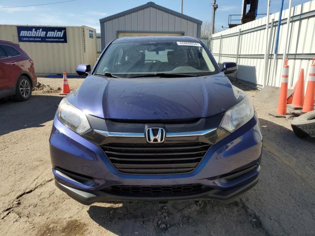 3CZRU6H37HG703884 - 2017 HONDA HR-V LX BLUE photo 5