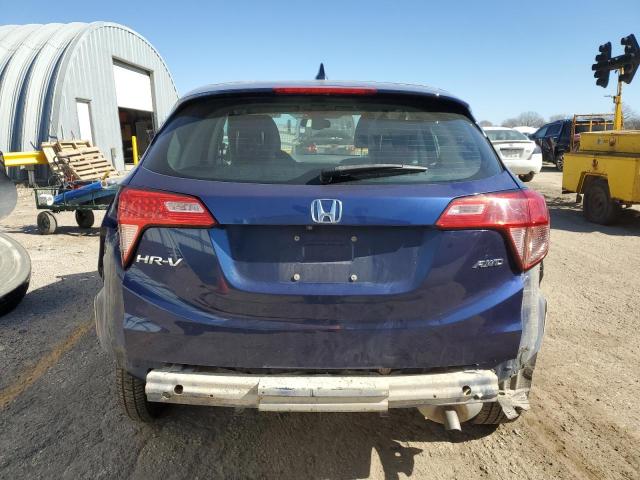 3CZRU6H37HG703884 - 2017 HONDA HR-V LX BLUE photo 6