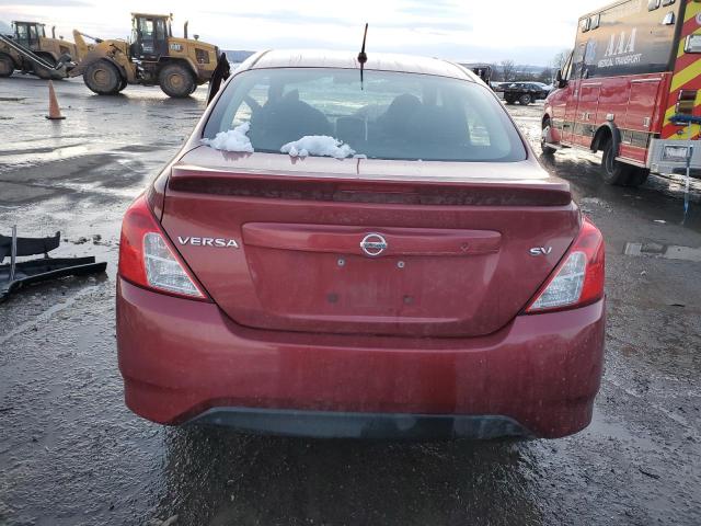 3N1CN7AP9HK413612 - 2017 NISSAN VERSA S RED photo 6