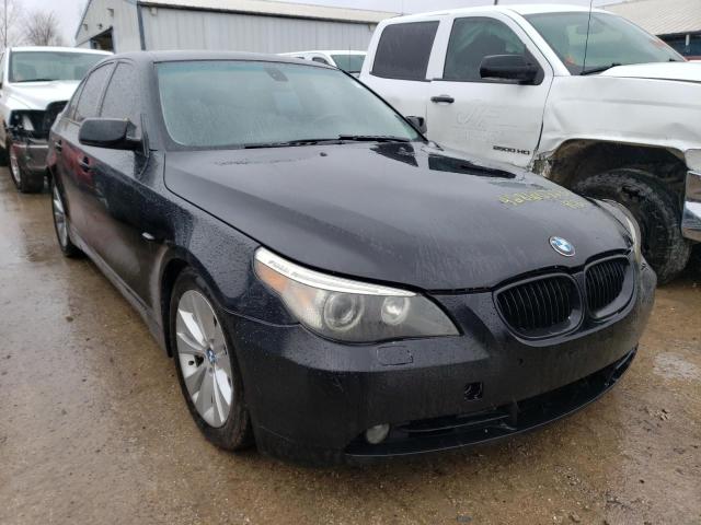 WBANB335X5B116274 - 2005 BMW 545 I BLACK photo 4