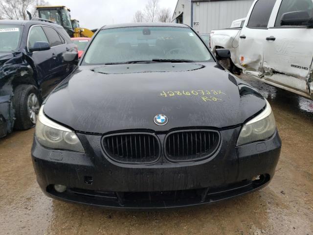 WBANB335X5B116274 - 2005 BMW 545 I BLACK photo 5