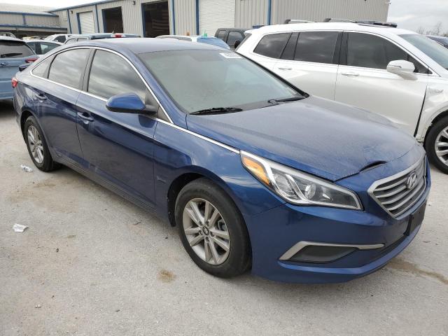 5NPE24AFXHH548614 - 2017 HYUNDAI SONATA SE BLUE photo 4