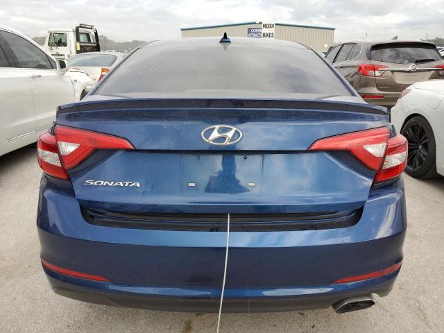 5NPE24AFXHH548614 - 2017 HYUNDAI SONATA SE BLUE photo 6