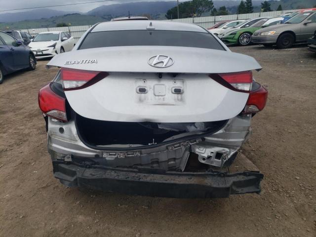 KMHDH4AEXGU541924 - 2016 HYUNDAI ELANTRA SE SILVER photo 6