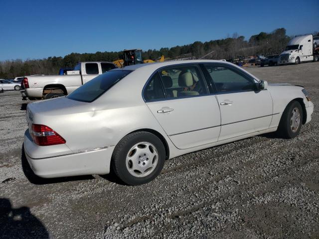 JTHBN36F665050368 - 2006 LEXUS LS 430 WHITE photo 3