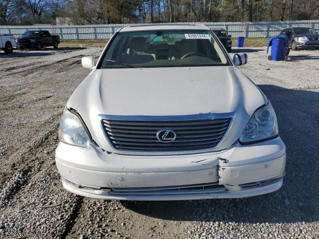 JTHBN36F665050368 - 2006 LEXUS LS 430 WHITE photo 5