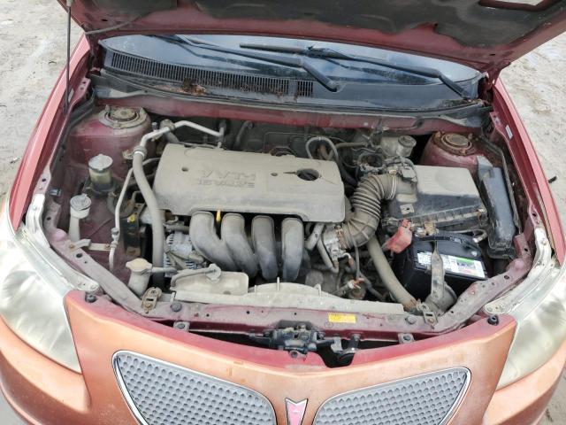 5Y2SL65846Z416753 - 2006 PONTIAC VIBE RED photo 11