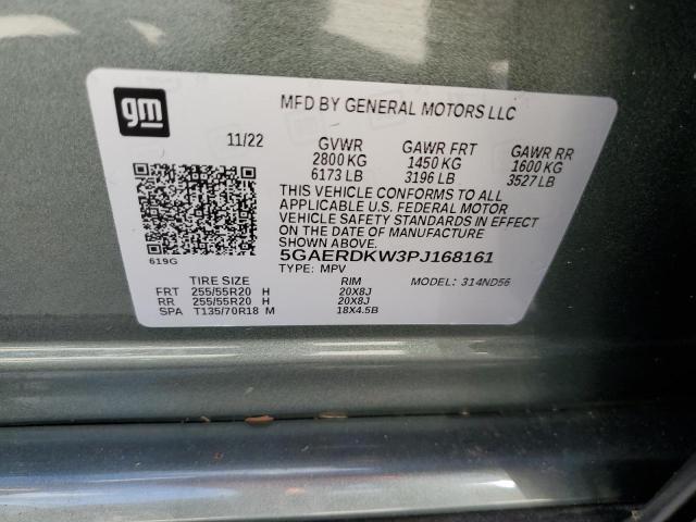 5GAERDKW3PJ168161 - 2023 BUICK ENCLAVE AVENIR GRAY photo 14