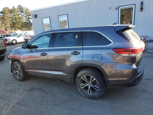 5TDZZRFH8KS363113 - 2019 TOYOTA HIGHLANDER LE GRAY photo 2