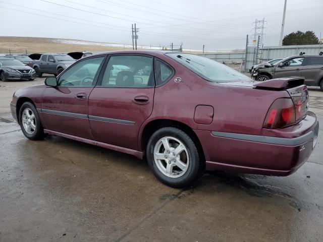 2G1WH52K139300860 - 2003 CHEVROLET IMPALA LS BURGUNDY photo 2