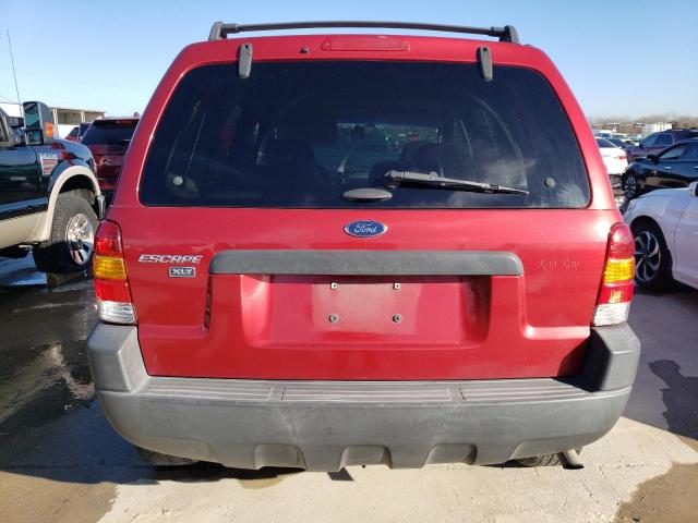 1FMYU031X3KB23305 - 2003 FORD ESCAPE XLT BURGUNDY photo 6