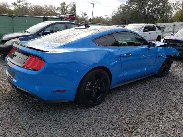 1FA6P8CF7N5115134 - 2022 FORD MUSTANG GT BLUE photo 3