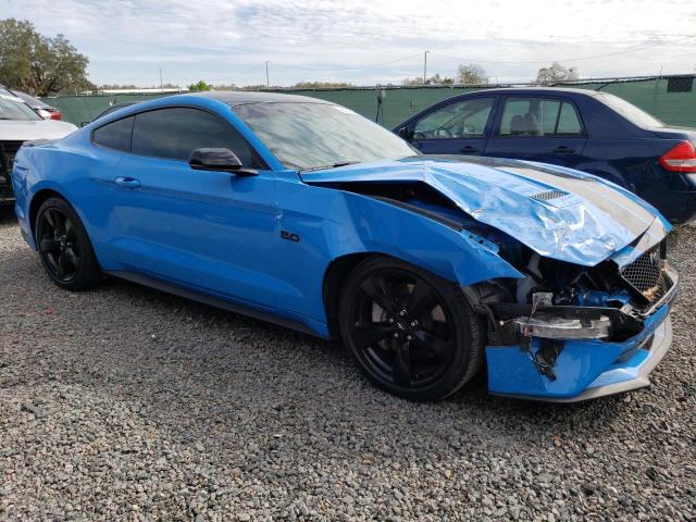 1FA6P8CF7N5115134 - 2022 FORD MUSTANG GT BLUE photo 4