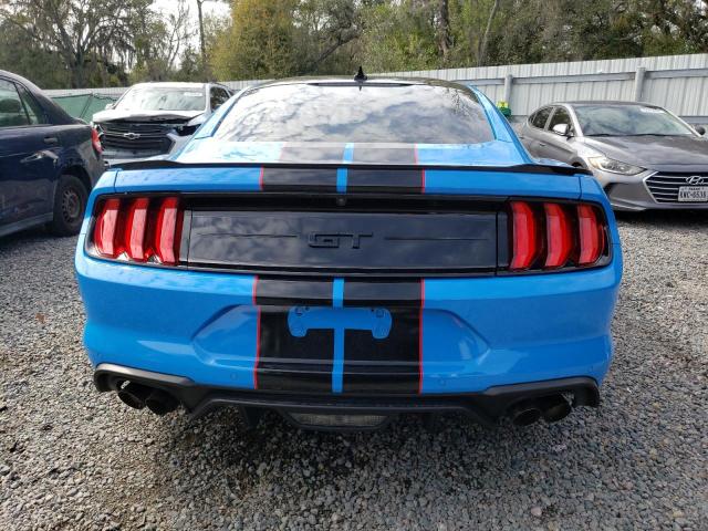 1FA6P8CF7N5115134 - 2022 FORD MUSTANG GT BLUE photo 6