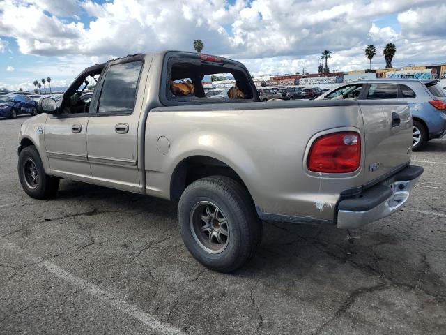 1FTRW07633KB99716 - 2003 FORD F150 SUPERCREW TAN photo 2