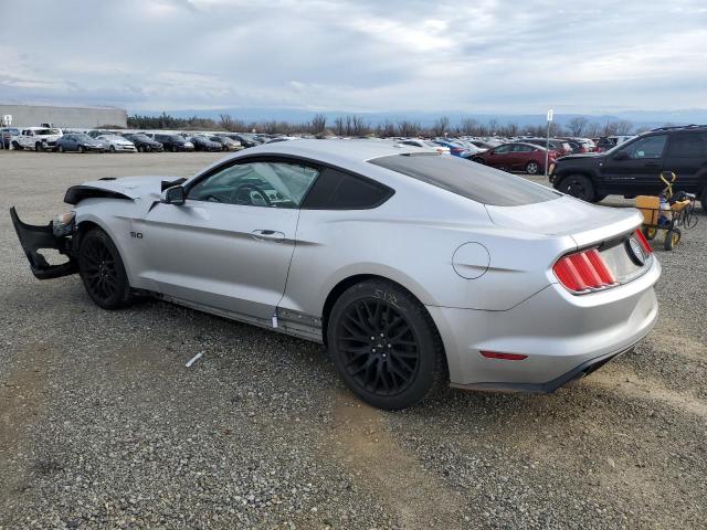 1FA6P8CF4F5343383 - 2015 FORD MUSTANG GT SILVER photo 2