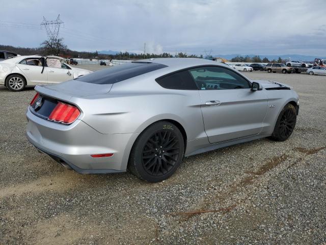 1FA6P8CF4F5343383 - 2015 FORD MUSTANG GT SILVER photo 3