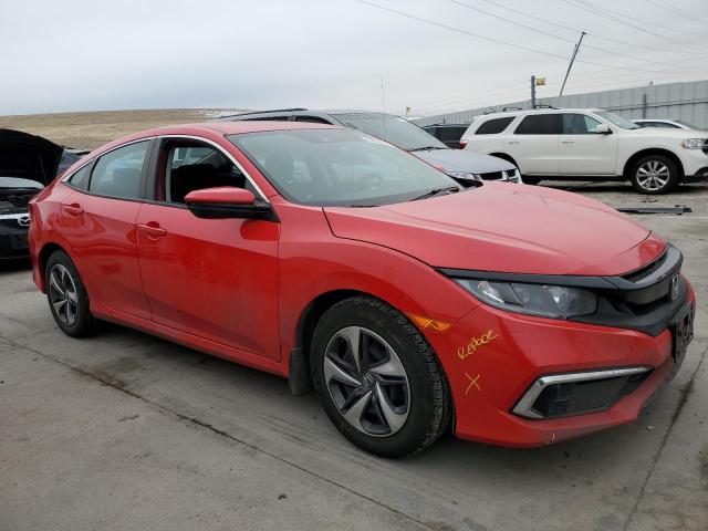 2HGFC2F64MH512971 - 2021 HONDA CIVIC LX RED photo 4