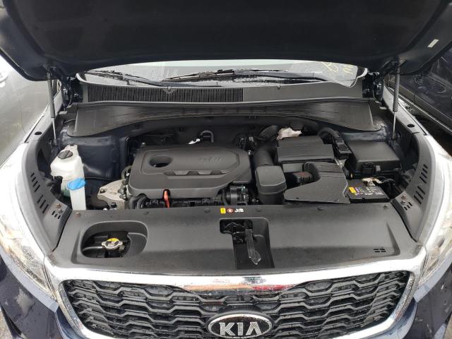 5XYPGDA34KG523674 - 2019 KIA SORENTO L BLUE photo 11