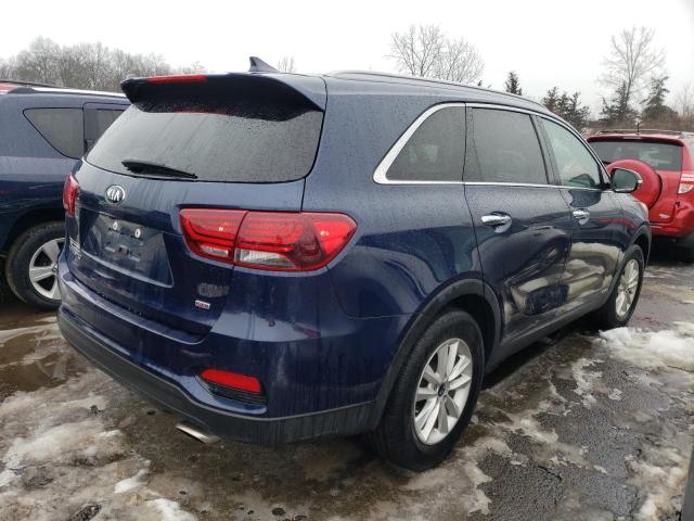 5XYPGDA34KG523674 - 2019 KIA SORENTO L BLUE photo 3