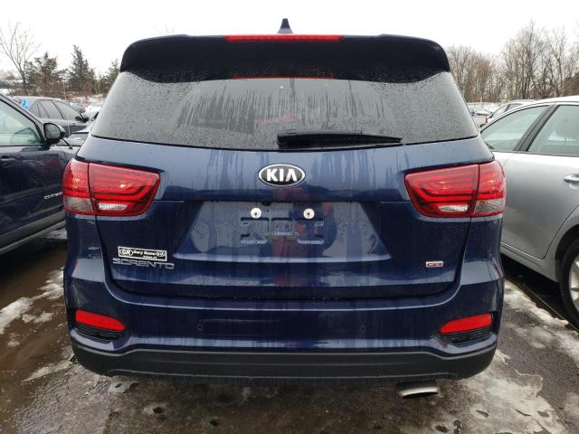 5XYPGDA34KG523674 - 2019 KIA SORENTO L BLUE photo 6