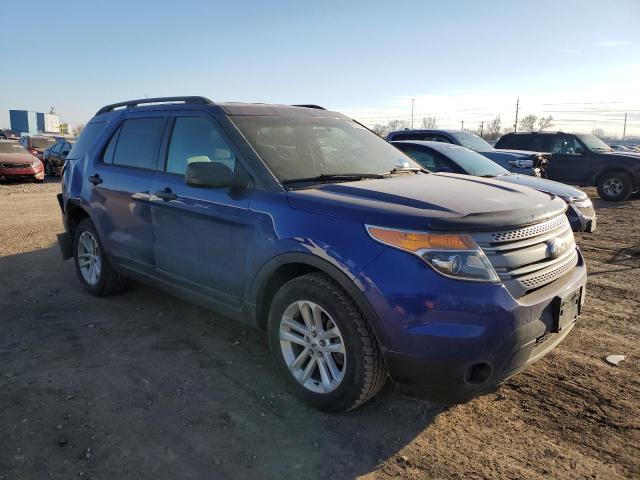 1FM5K8B84FGB41599 - 2015 FORD EXPLORER BLUE photo 4