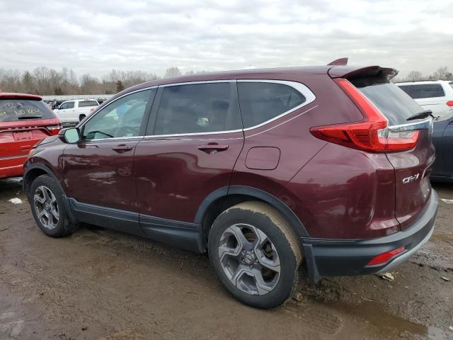 7FARW2H53JE058337 - 2018 HONDA CR-V EX BURGUNDY photo 2