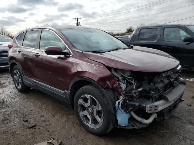 7FARW2H53JE058337 - 2018 HONDA CR-V EX BURGUNDY photo 4