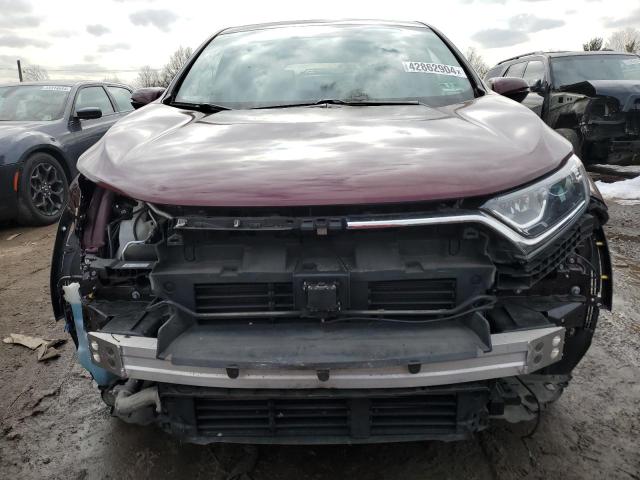 7FARW2H53JE058337 - 2018 HONDA CR-V EX BURGUNDY photo 5